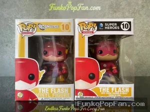 DC Universe Super Heroes #10 The Flash Vinyl Figure Bobblehead Vaulted Collectible With Protector Funko Pop Figure