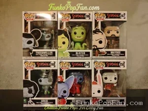 Bundle Funko Pop! Asia Scarygirl #245/#246/#247/#248/#249/#250 Treedweller/Blister/Maybee/Arkie/Chihoohoo/Bunniguru Vinyl Figure Bobblehead Vaulted Collectible With Protector Funko Pop Figure