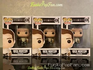 1 pc Funko Pop! Mummy The Mummy #436 Nick Morton Vinyl Figure Bobblehead Vaulted Collectible With Protector Funko Pop Figure