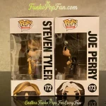 Funko Pop! #172/#173 Pop Rocks Aerosmith Steven Tyler / Joe Perry Vinyl Figure Bobblehead Vaulted Co - Funko Pop Figure