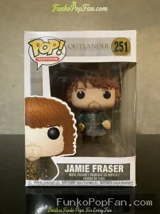 Television Outlander #251 Jamie Fraser Vinyl Figure Bobblehead Vaulted Collectible With Protector Funko Pop Figure