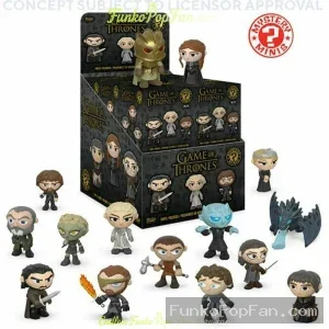 Game of Thrones Mystery Minis #1-12 (Series 4) Full Set Vinyl Figure Bobblehead Vaulted Collectible With Protector Funko Pop Figure