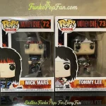 Bundle Funko Pop! Rocks Motley Crue #72 Mick Mars / #73 Tommy Lee Vinyl Figure Bobblehead Vaulted Collectible With Protector Funko Pop Figure