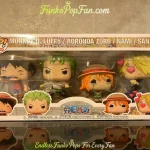 Bundle Funko Pop! Animation One Piece #4 Luffy / Zoro / Nami / Sanji Vinyl Figure Bobblehead Vaulted Collectible With Protector Funko Pop Figure