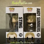 Funko Pop! Rocks The Police #120 Andy Summers Vinyl Figure Bobblehead Vaulted Collectible With Prote - Funko Pop Figure