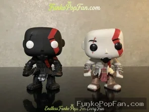 God of War Kratos #517 & Atreus #518 (Set) Vinyl Figure Bobblehead Vaulted Collectible With Protector Funko Pop Figure