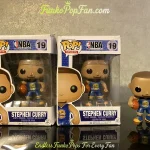 NBA Sports #19 Stephen Curry Vinyl Figure Bobblehead Vaulted Collectible With Protector Funko Pop Figure