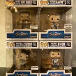 Bundle Funko Pop! Marvel Avengers Deluxe #755 Victory Bruce Banner / Victory Hawkeye #757 / Victory Black Widow #759 / Victory Thor #760 Vinyl Figure Bobblehead Vaulted Collectible With Protector Funko Pop Figure