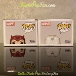 Bundle Funko Pop! Marvel WandaVision #823 Scarlet Witch / The Vision #824 Vinyl Figure Bobblehead Va - Funko Pop Figure