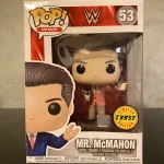 WWE WWE Icons #53 Mr. McMahon (Chase Variant) Vinyl Figure Bobblehead Vaulted Collectible With Protector Funko Pop Figure