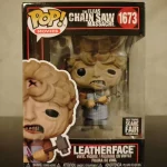 Movies The Texas Chainsaw Massacre #1673 Leatherface (SCARE FAIR) Vinyl Figure Bobblehead Vaulted Collectible With Protector Funko Pop Figure
