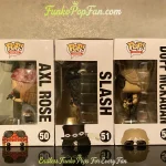 Bundle Funko Pop! Rock Guns N' Roses #50 Axl Rose / Slash #51 / Duff McKagan #52 Vinyl Figure Bobble - Funko Pop Figure