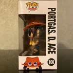 Funko Pop! One Piece One Piece #100 Portgas D. Ace Vinyl Figure Bobblehead Vaulted Collectible With  - Funko Pop Figure