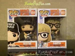 Movies Wayne's World #684 Wayne / Garth #685 Vinyl Figure Bobblehead Vaulted Collectible With Protector Funko Pop Figure