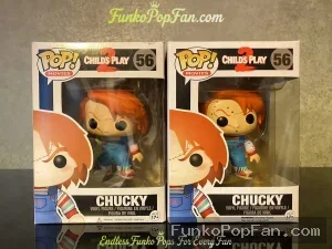 Movies Child's Play #56 Chucky Chase + regular Vinyl Figure Bobblehead Vaulted Collectible With Protector Funko Pop Figure