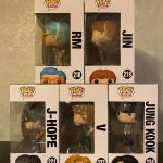 Bundle Funko Pop! Asia BTS #19 RM / Jin #20 / J-Hope #21 / V #22 / Jung Kook #23 Vinyl Figure Bobble - Funko Pop Figure