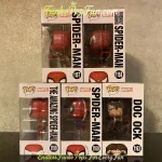 Bundle Funko Pop! Marvel Spider-Man #1159 Spider-Man (Iron Spider) Vinyl Figure Bobblehead Vaulted C - Funko Pop Figure