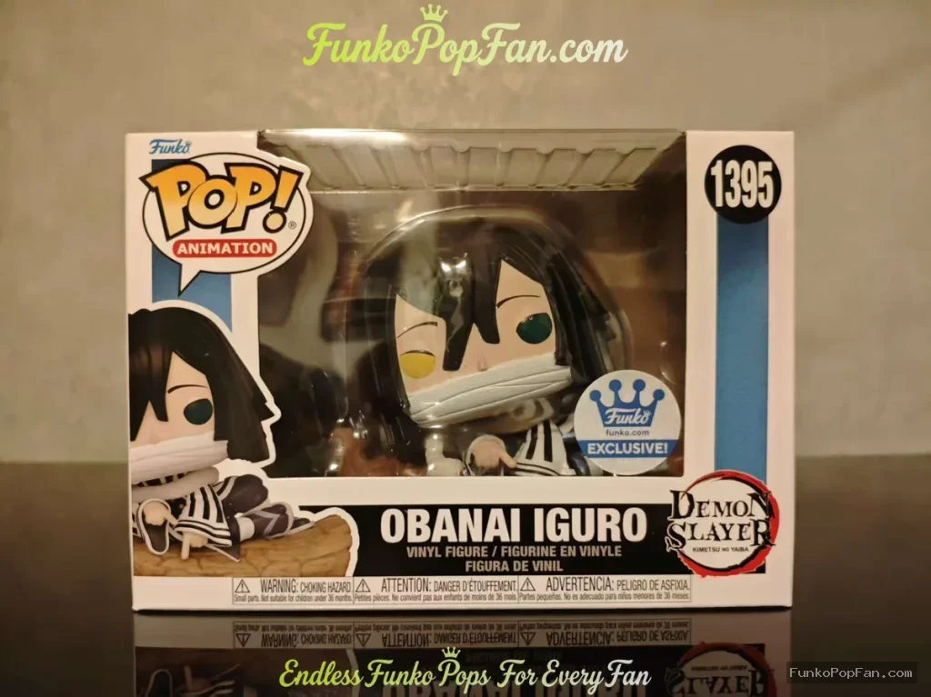 Animation Demon Slayer #1395 Obanai Iguro (Funko Exclusive) Vinyl Figure Bobblehead Vaulted Collectible With Protector Funko Pop Figure