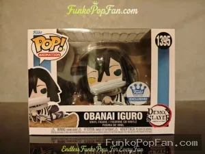 Animation Demon Slayer #1395 Obanai Iguro (Funko Exclusive) Vinyl Figure Bobblehead Vaulted Collectible With Protector Funko Pop Figure