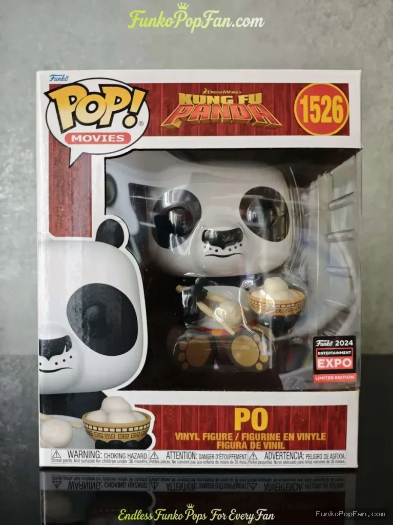 Movies Kung Fu Panda #1526 Po Vinyl Figure Bobblehead Vaulted Collectible With Protector Funko Pop Figure