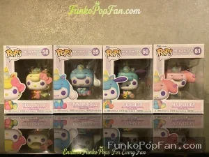 Bundle Funko Pop! Hello Kitty and Friends Complete Set of 4 #58 Hello Kitty / #59 Cinnamoroll / #60 Pochacco / #61 My Melody Vinyl Figure Bobblehead Vaulted Collectible With Protector Funko Pop Figure