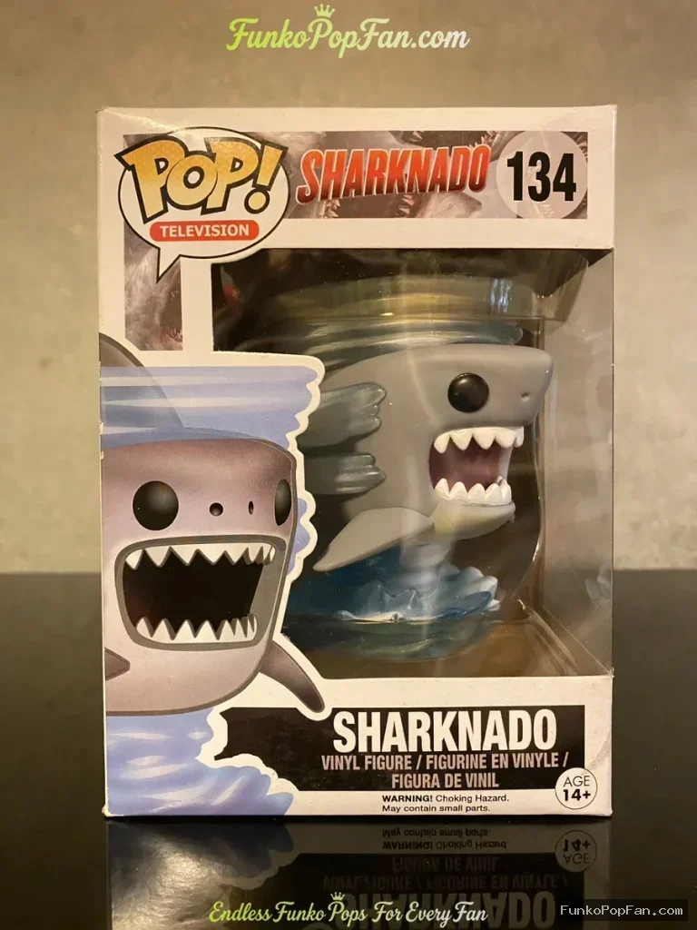 Television Sharknado #134 Sharknado (SDCC 2014 Exclusive, 2500) Vinyl Figure Bobblehead Vaulted Collectible With Protector Funko Pop Figure