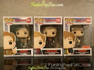 Bundle Funko Pop Movies Tommy Boy #504 Tommy / Richard #505 / Tommy (Only At) #506 Vinyl Figure Bobblehead Vaulted Collectible With Protector Funko Pop Figure