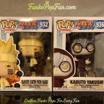 Bundle Funko Pop Animation Naruto Shippuden #932 Naruto (Sixth Path Sage) / Kabuto Yakushi #936 Vinyl Figure Bobblehead Vaulted Collectible With Protector Funko Pop Figure