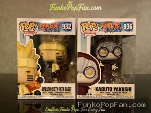 Bundle Funko Pop Animation Naruto Shippuden #932 Naruto (Sixth Path Sage) / Kabuto Yakushi #936 Vinyl Figure Bobblehead Vaulted Collectible With Protector Funko Pop Figure