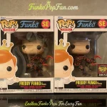 Freddy Funko as Carnage SE (Special Edition) + Freddy Funko as Carnage 2000 Pcs Metallic Box of Fun Blacklight Battle Vinyl Figure Bobblehead Vaulted Collectible With Protector Funko Pop Figure