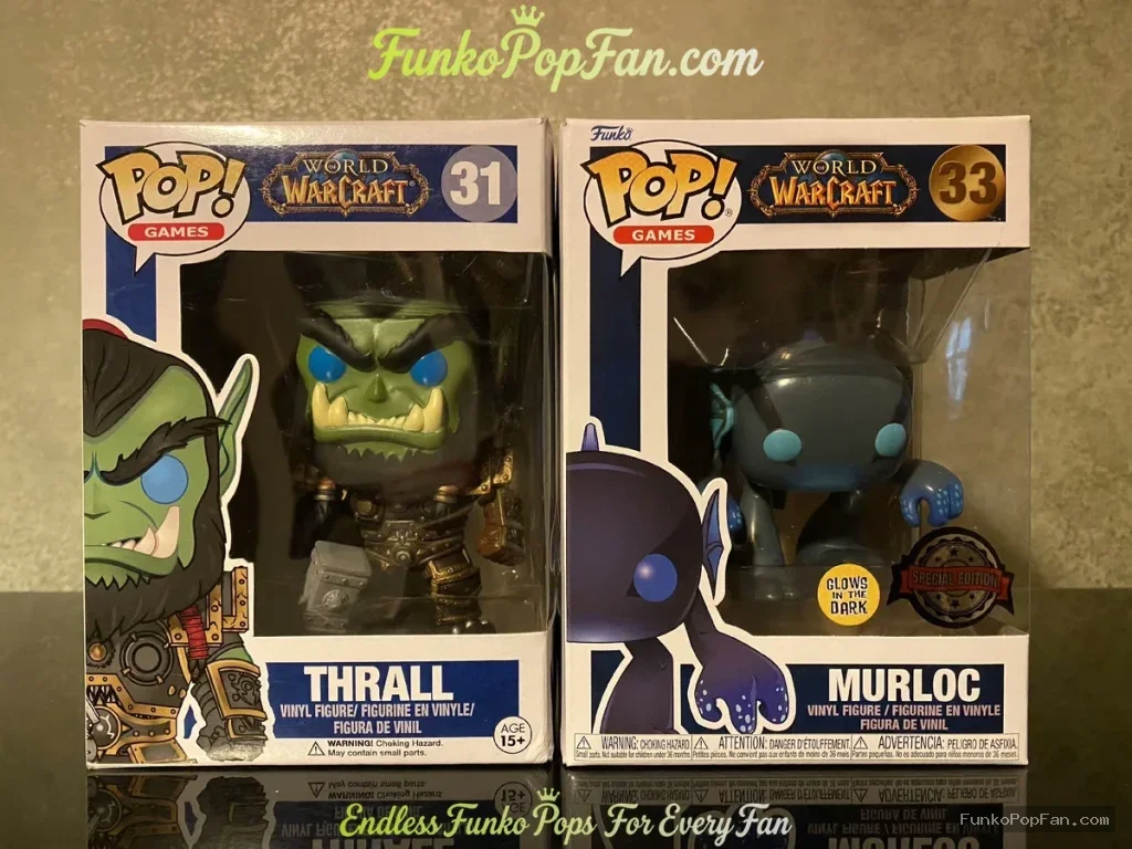 Games World of Warcraft #31 Thrall Vinyl Figure Bobblehead Vaulted Collectible With Protector Funko Pop Figure