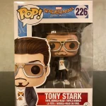 Funko Pop! Marvel Spider-Man Tony Stark #226 Vinyl Figure Bobblehead Vaulted Collectible With Protec - Funko Pop Figure