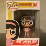 Funko Pop Animation Bob's Burgers #104 Buttloose Tina Vinyl Figure Bobblehead Vaulted Collectible Wi - Funko Pop Figure