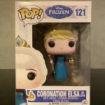 Funko Pop! Disney Frozen #121 Elsa (Coronation, Hot Topic Exclusive) Vinyl Figure Bobblehead Vaulted - Funko Pop Figure