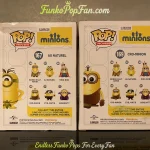 Bundle unko Pop Movies Minions #167 AU NATUREL / #169 CRO-MINION Vinyl Figure Bobblehead Vaulted Col - Funko Pop Figure