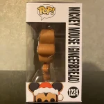 Funko Pop! Disney Mickey Mouse (Gingerbread) #1224 Vinyl Figure Bobblehead Vaulted Collectible With  - Funko Pop Figure