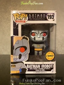 Funko Pop! #193 Batman The Animated Series Batman (Robot) Chase Vinyl Figure Bobblehead Vaulted Coll - Funko Pop Figure