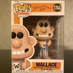Funko Pop! Animation Wallace & Gromit Wallace #1744 Vinyl Figure Bobblehead Vaulted Collectible With - Funko Pop Figure