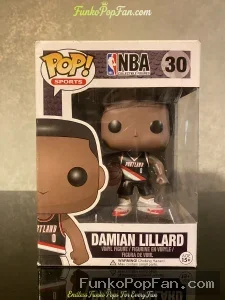 Funko Pop! NBA Sports #30 Damian Lillard Vinyl Figure Bobblehead Vaulted Collectible With Protector - Funko Pop Figure