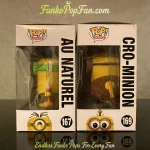Bundle unko Pop Movies Minions #167 AU NATUREL / #169 CRO-MINION Vinyl Figure Bobblehead Vaulted Col - Funko Pop Figure