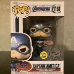 Funko Pop! Marvel Avengers #1198 Captain America (Glow in the Dark) Vinyl Figure Bobblehead Vaulted  - Funko Pop Figure