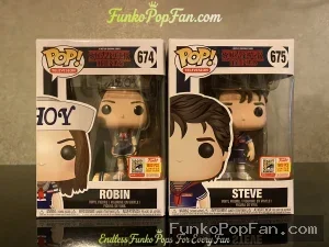 Bundle Funko Pop Television Stranger Things 1800 Pcs LE #674 Robin (Convention Exclusive SDCC) / #67 - Funko Pop Figure