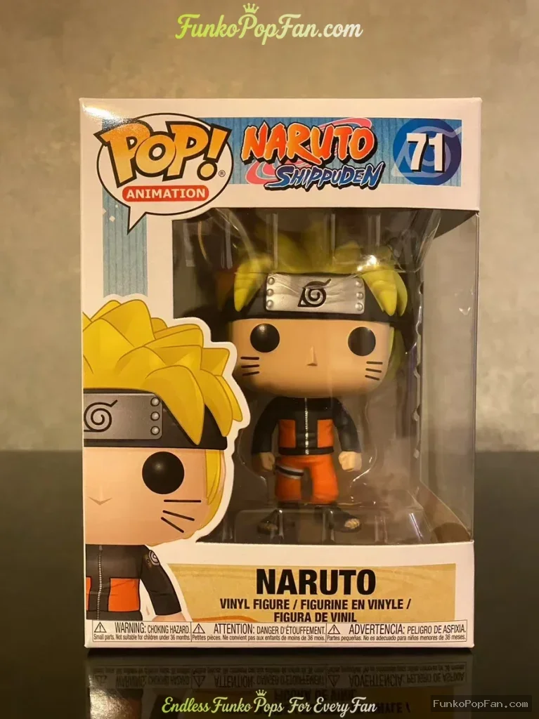 Funko Pop! Naruto Shippuden Naruto #71 Vinyl Figure Bobblehead Vaulted Collectible With Protector - Funko Pop Figure