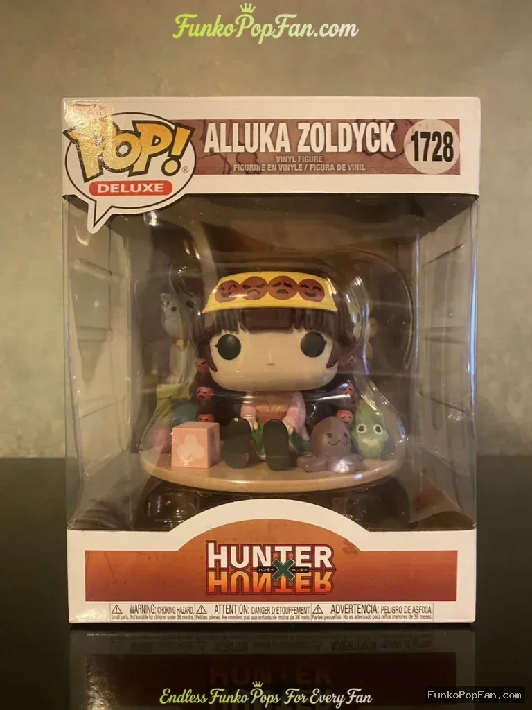 Funko Pop Deluxe Hunter x Hunter #1728 Alluka Zoldyck Vinyl Figure Bobblehead Vaulted Collectible Wi - Funko Pop Figure