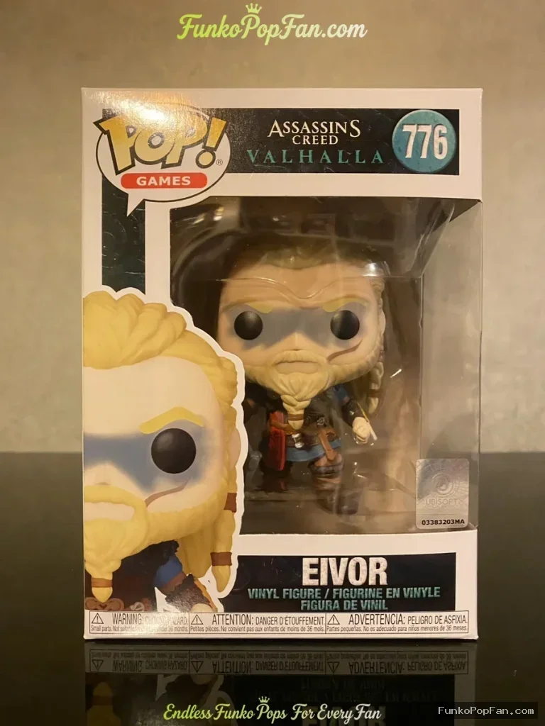 Funko Pop! Games Assassin's Creed Valhalla Eivor #776 Vinyl Figure Bobblehead Vaulted Collectible Wi - Funko Pop Figure