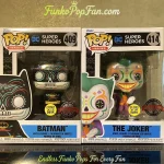 Bundle Funko Pop! DC Super Heroes #409 Batman / #414 The Joker (Glow in the Dark) Vinyl Figure Bobbl - Funko Pop Figure