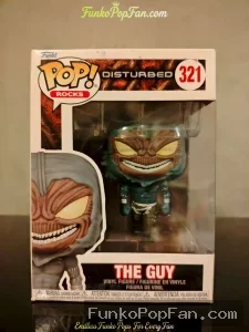 Funko Pop! Rocks Disturbed #321 The Guy Vinyl Figure Bobblehead Vaulted Collectible With Protector - Funko Pop Figure