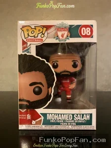 Funko Pop Football Liverpool #08 Mohamed Salah Vinyl Figure Bobblehead Vaulted Collectible With Prot - Funko Pop Figure