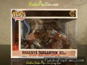 Funko Pop! Rides House of the Dragon Rhaenys Targaryen with Meleys #124 Vinyl Figure Bobblehead Vaul - Funko Pop Figure