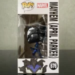 unko Pop Marvel Venom #676 Mayhem (April Parker) (Glow in the Dark Special Edition) Vinyl Figure Bob - Funko Pop Figure